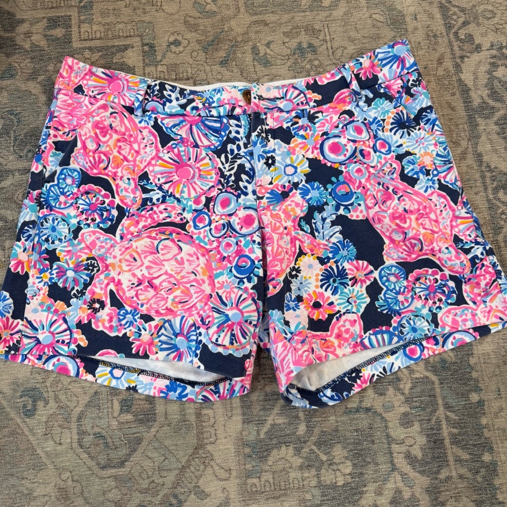 Lilly Pulitzer Jane Knit Short Hide Tide Navy